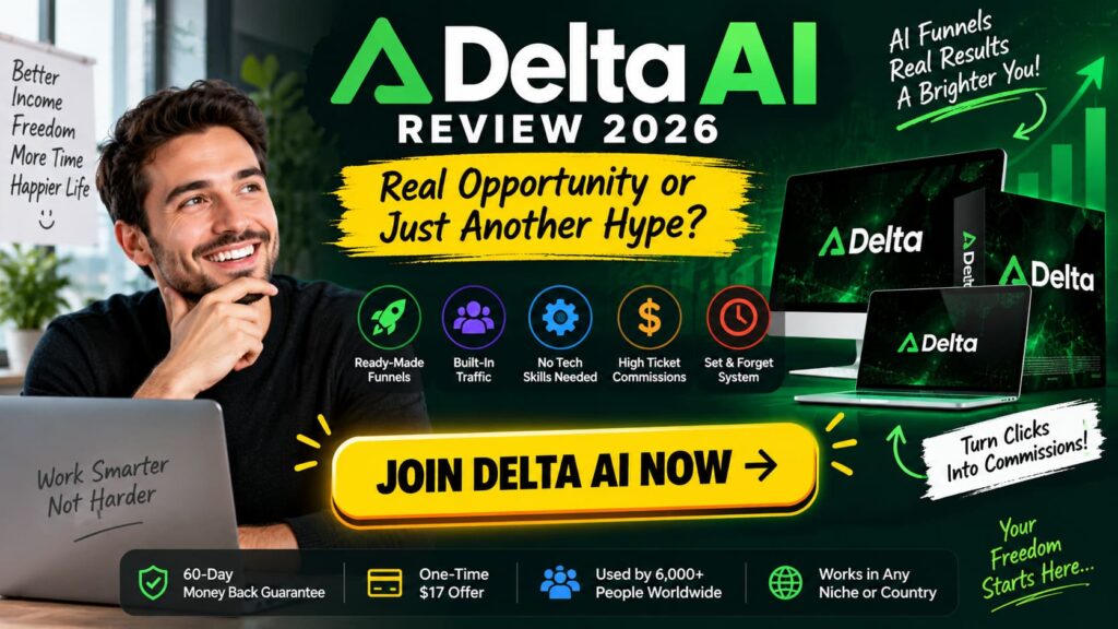 Delta AI Review 2026: 7 Powerful Reasons to Try This AI Affiliate Marketing System